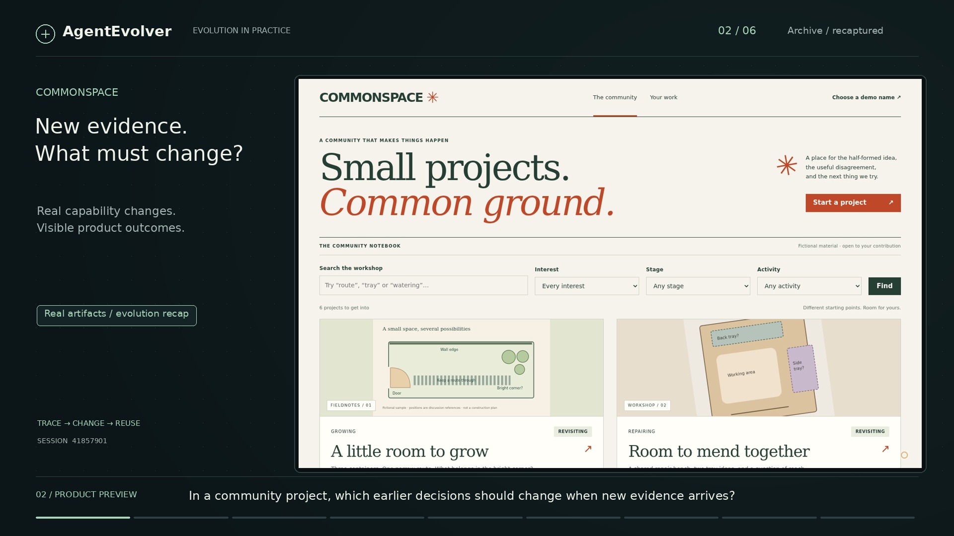 COMMONSPACE demo